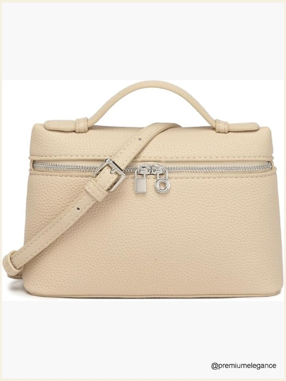 Top-Handle Shoulder Bag Soft Leather Satchel Crossbody Purse